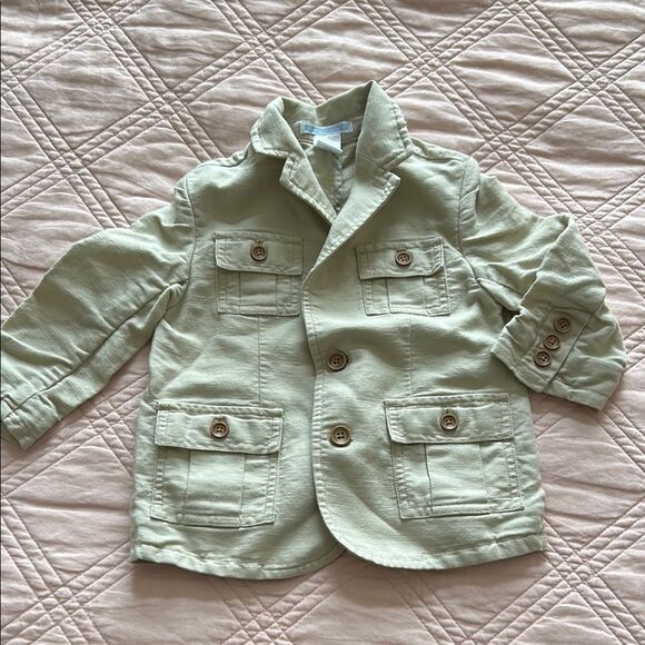GUC Janie & Jack Linen Boys Blazer(18-24mo) - Picture 1 of 4